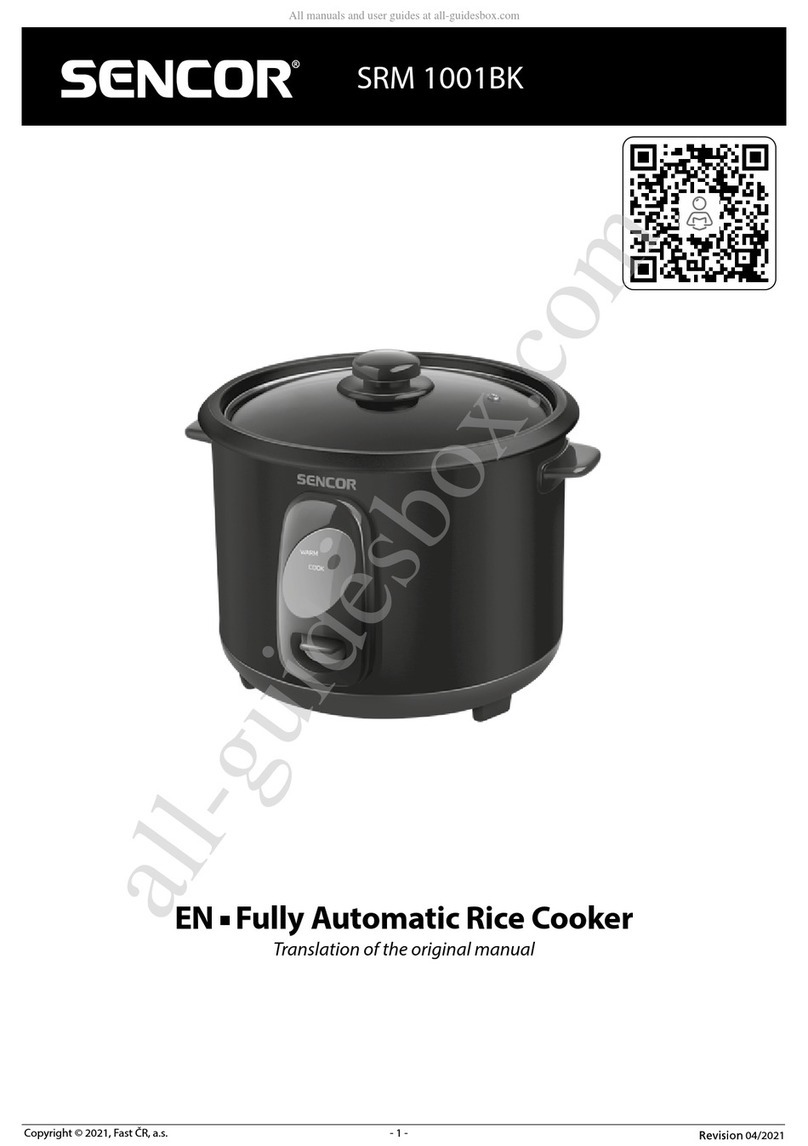 Sencor SRM 1001BK Translation of the original manual Sencor SRM 1001BK Translation of the original manual