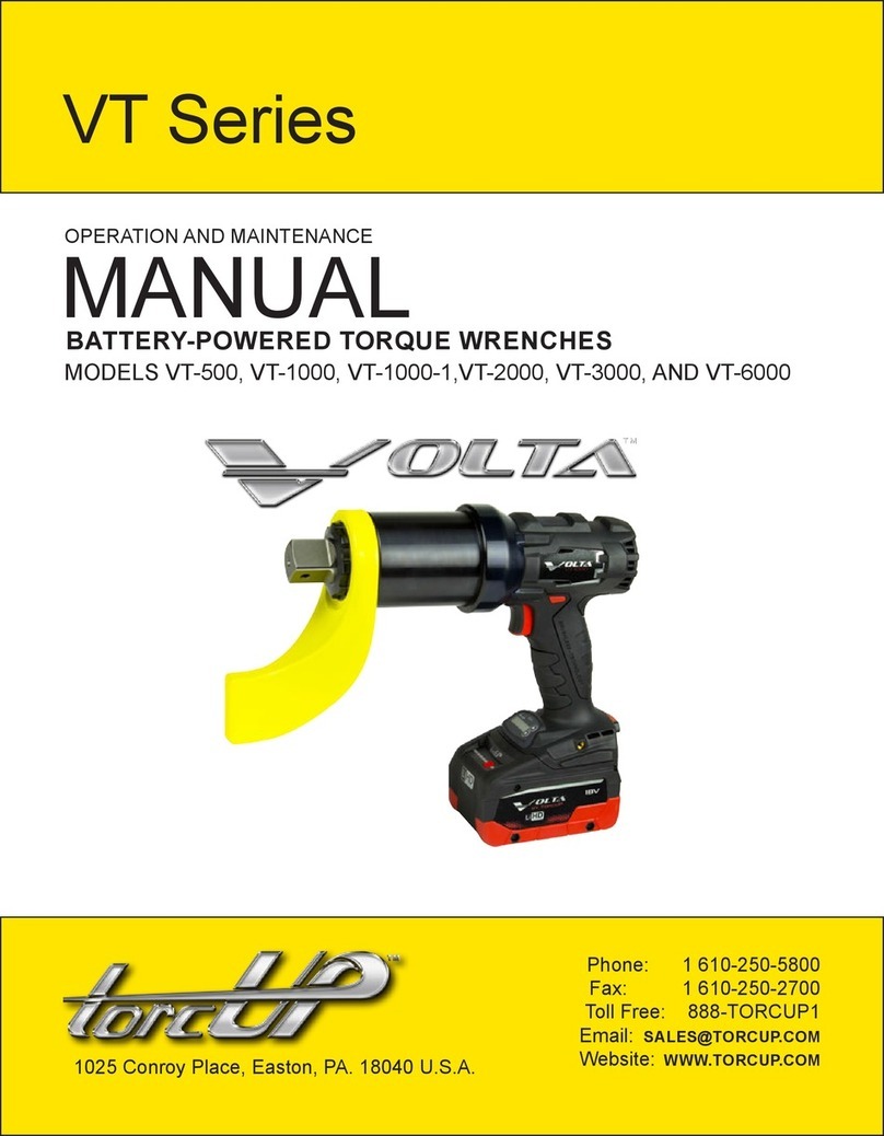 TorcUP VOLTA VT Series Operation and maintenance manual