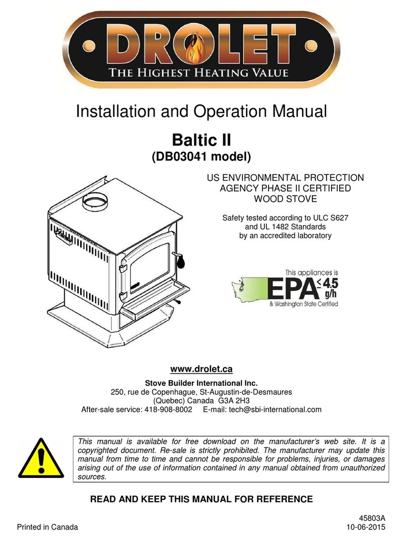 Drolet Baltic II User manual Drolet Baltic II User manual