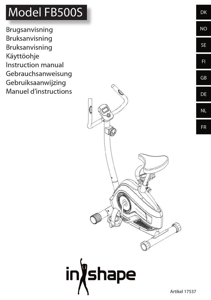 In Shape FB500S instruction manual