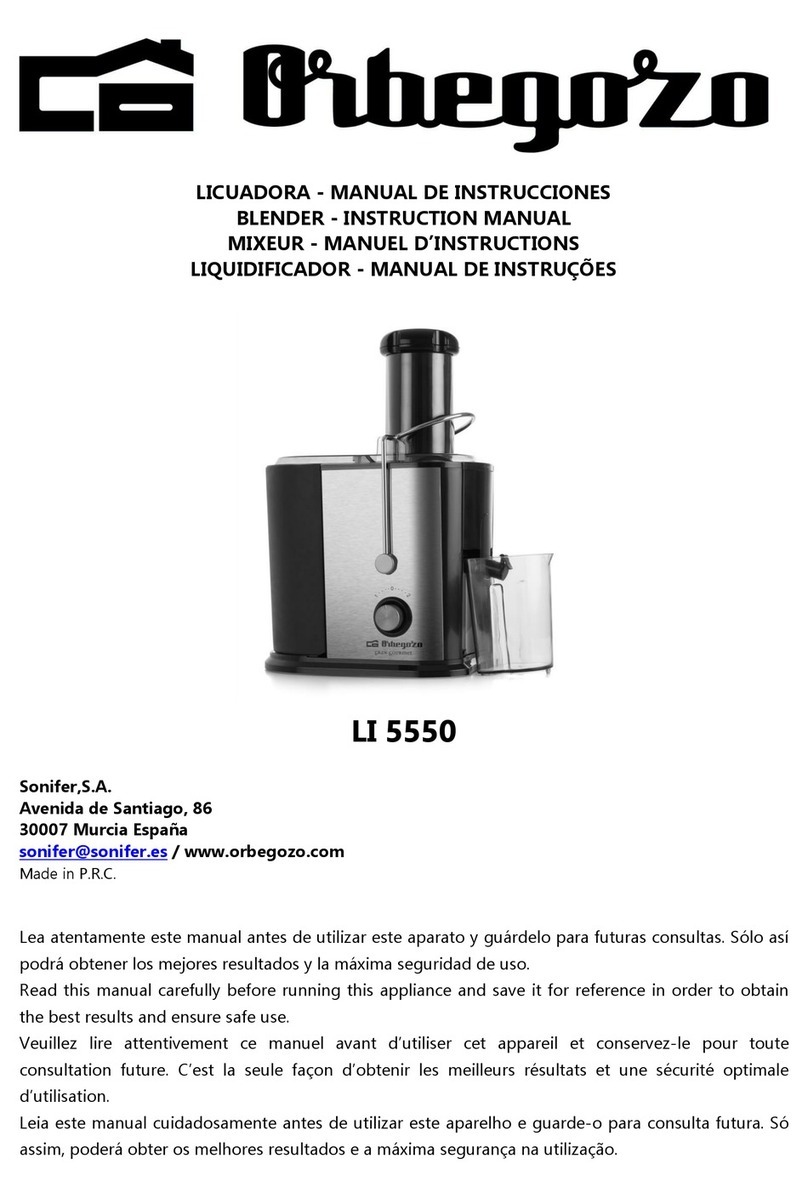 Orbegozo LI 5550 User manual