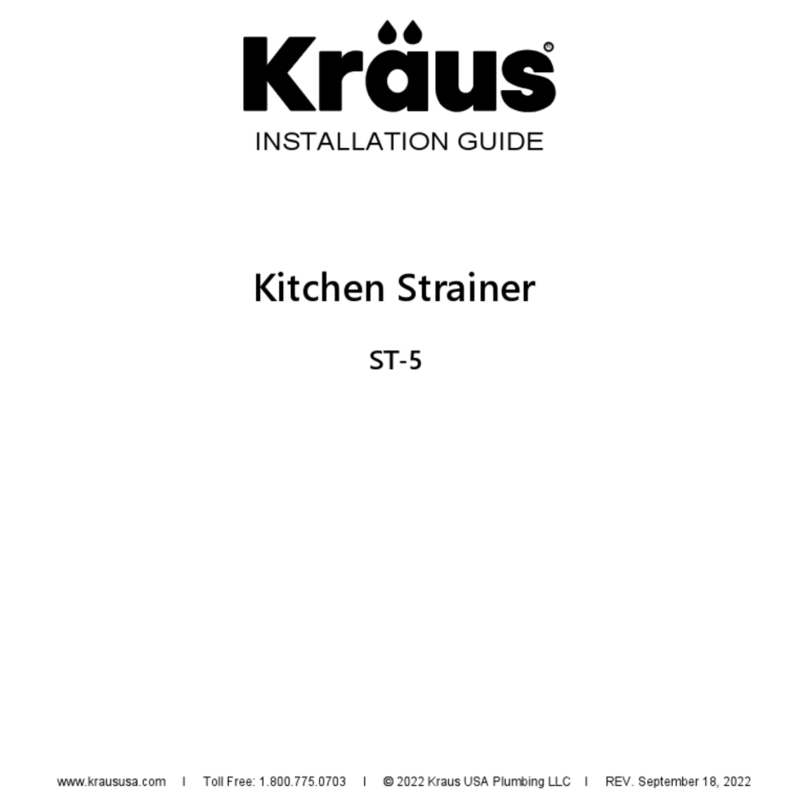 Kraus ST-5 User manual