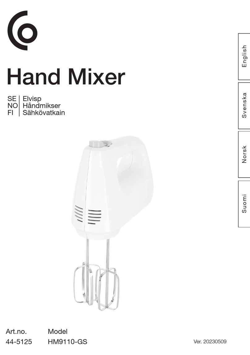 Clas Ohlson HM9110-GS User manual