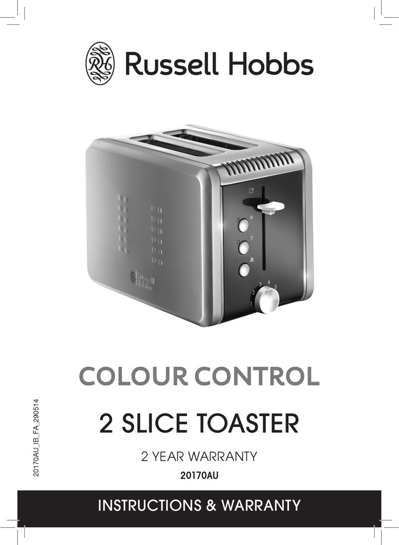 Russell Hobbs Colour Control 20170AU Installation guide