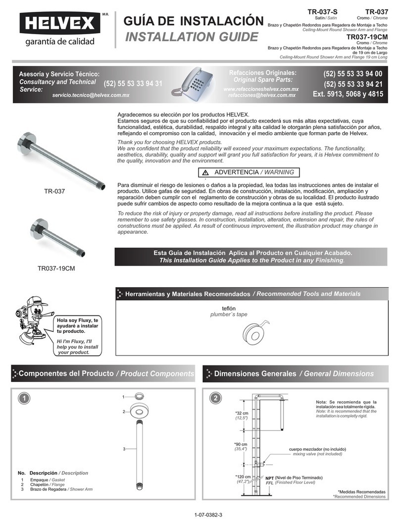 Helvex TR-037 User manual