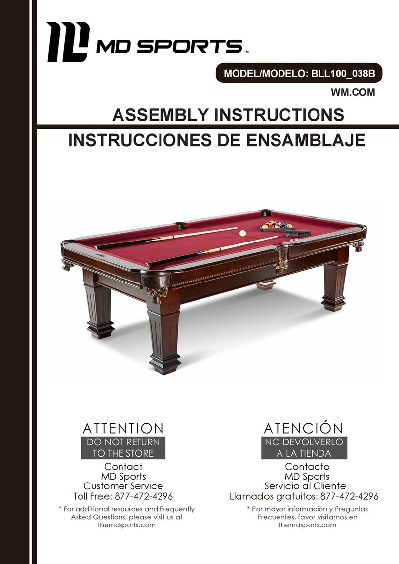 MD SPORTS BLL100 038B Assembly instructions