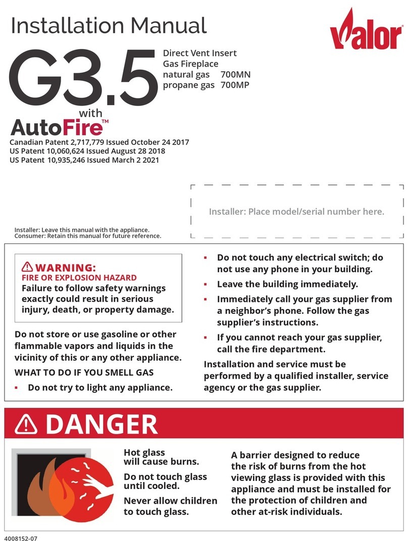 Valor G3.5 700MN installation manual