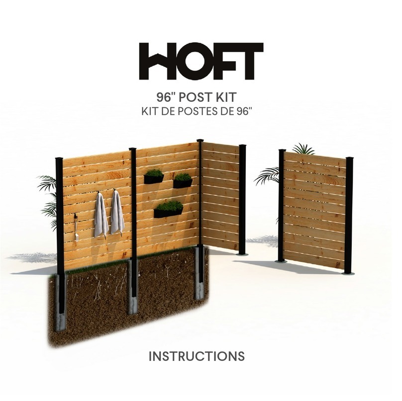 HOFT 96" POST KIT instructions HOFT 96" POST KIT instructions