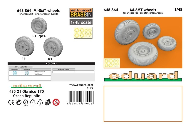 Eduard Brassin Mi-8MT wheels User manual Eduard Brassin Mi-8MT wheels User manual