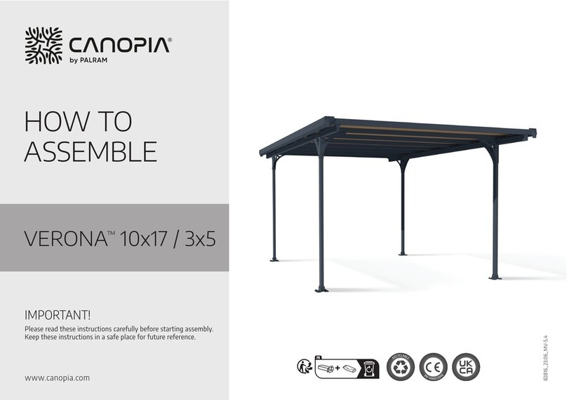 Palram CANOPIA VERONA 10x17 / 3x5 Administrator Guide