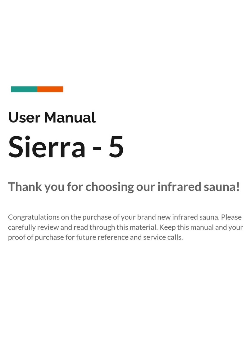 Enlighten Sauna Sierra-5 User manual