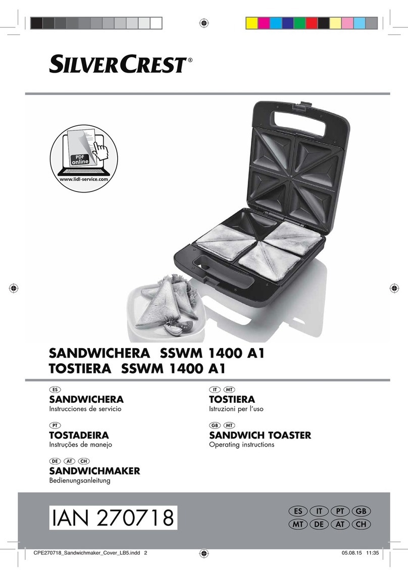 Silvercrest SSWM 1400 A1 User manual