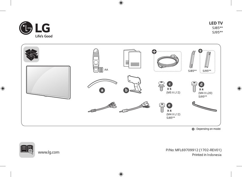 LG SJ85 Series User manual