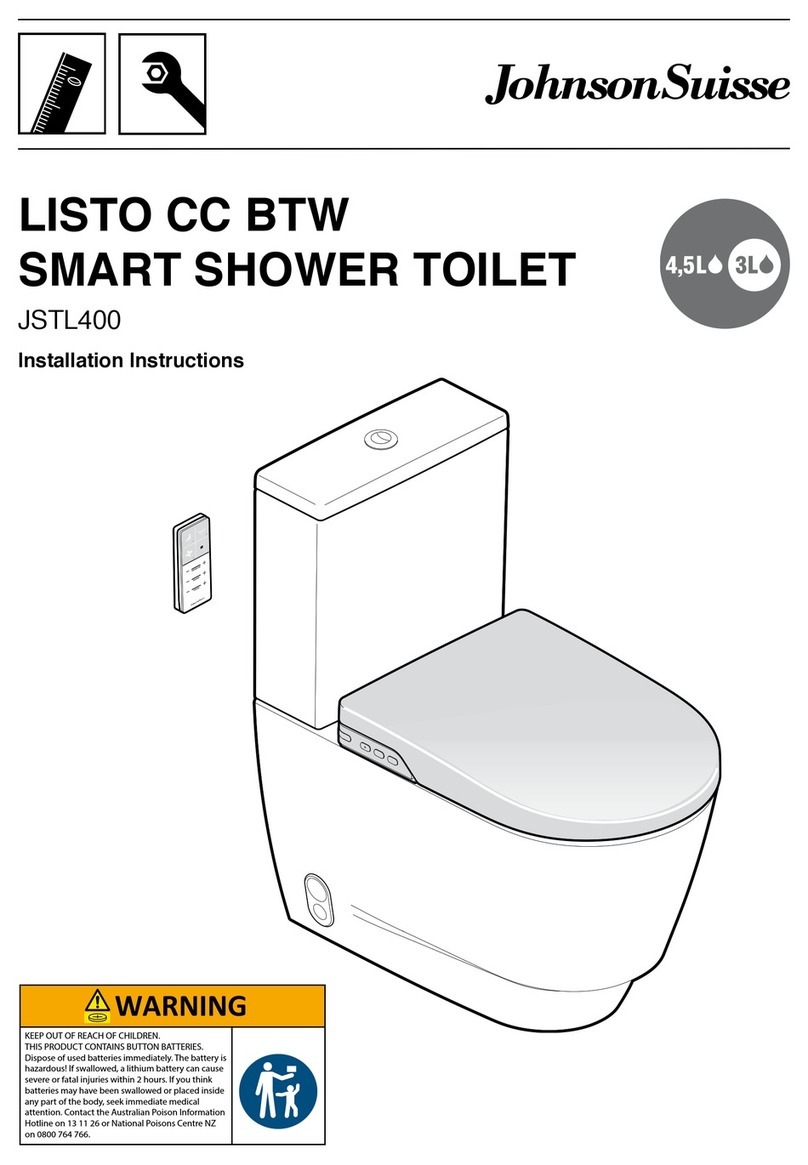 JohnsonSuisse LISTO CC BTW JSTL400 installation instructions JohnsonSuisse LISTO CC BTW JSTL400 installation instructions