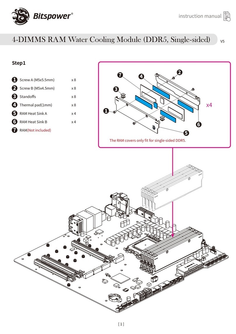 Bitspower BP-RAMS44-D5 User manual Bitspower BP-RAMS44-D5 User manual