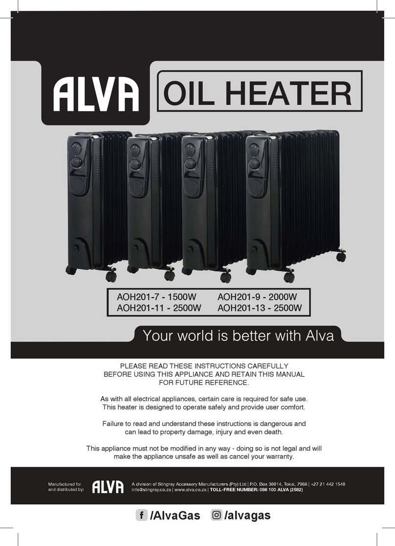Alva AOH201-7 User manual