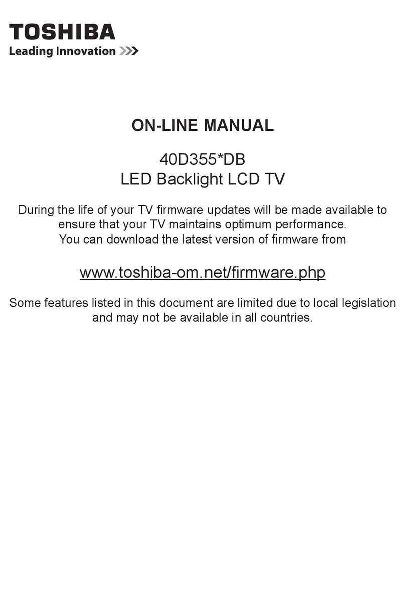 Toshiba 40D355 DB Series Online manual