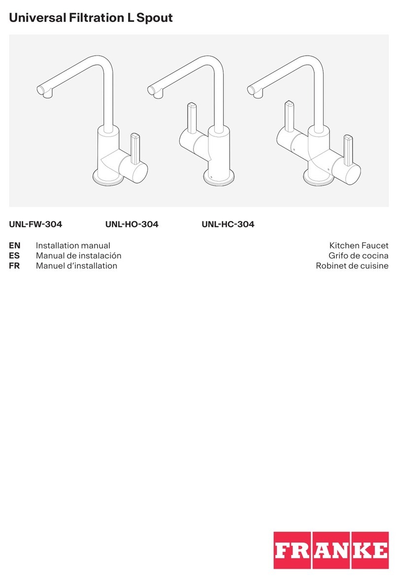 Franke UNL-FW-304 installation manual