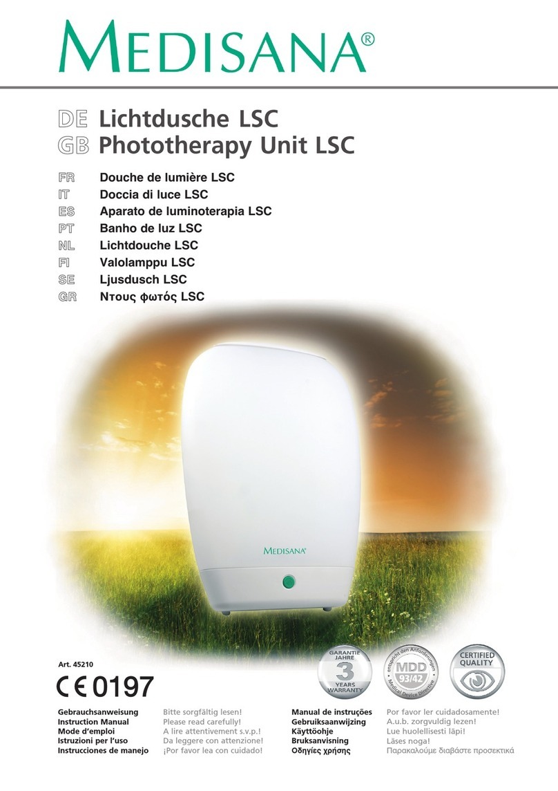 Medisana LSC instruction manual