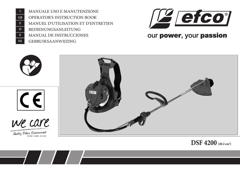 Efco DSF 4200 Operators instruction book