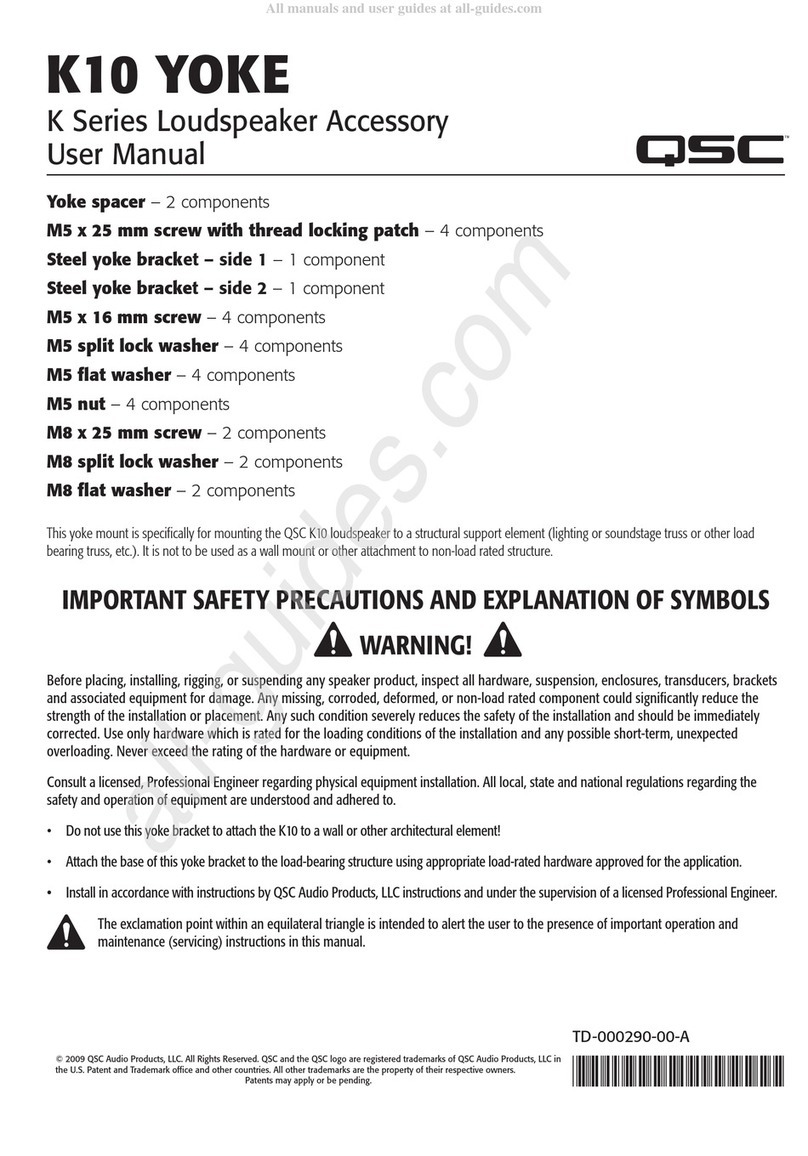 QSC K10 User manual
