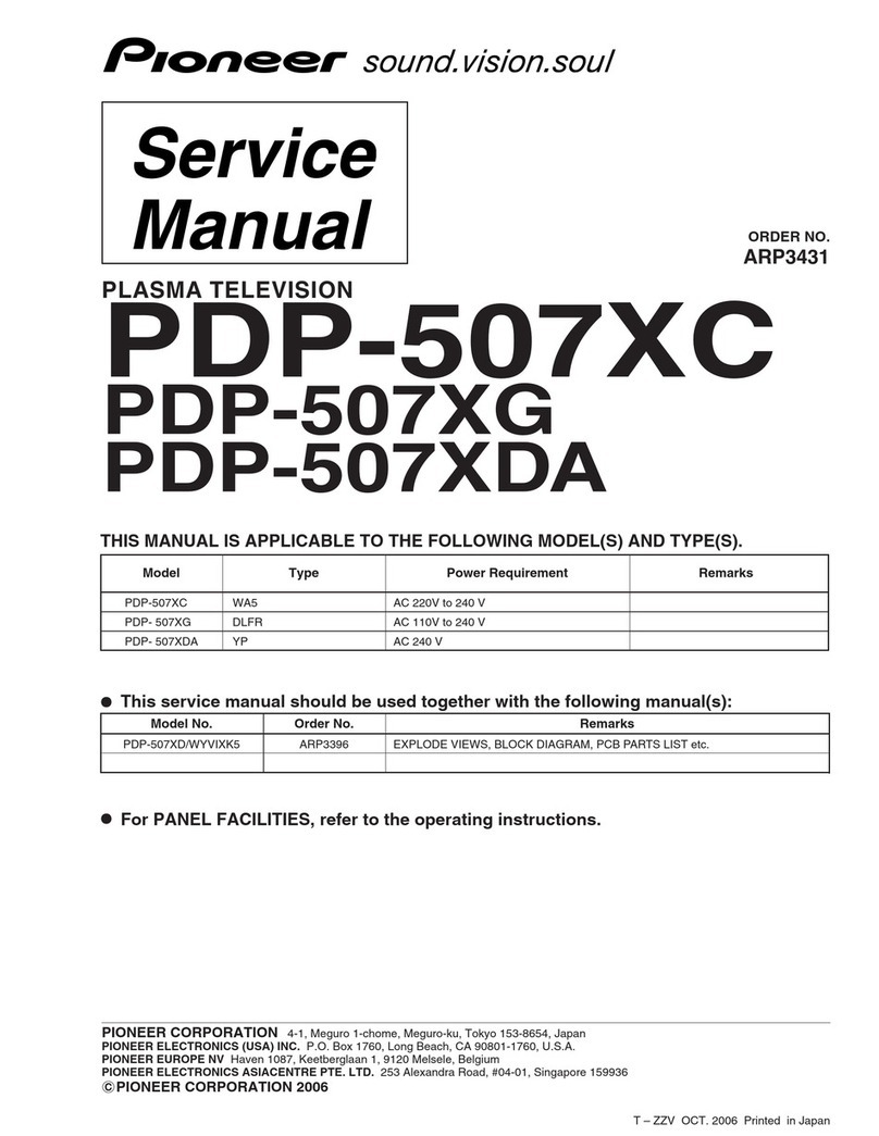 Pioneer PDP-507XC User manual