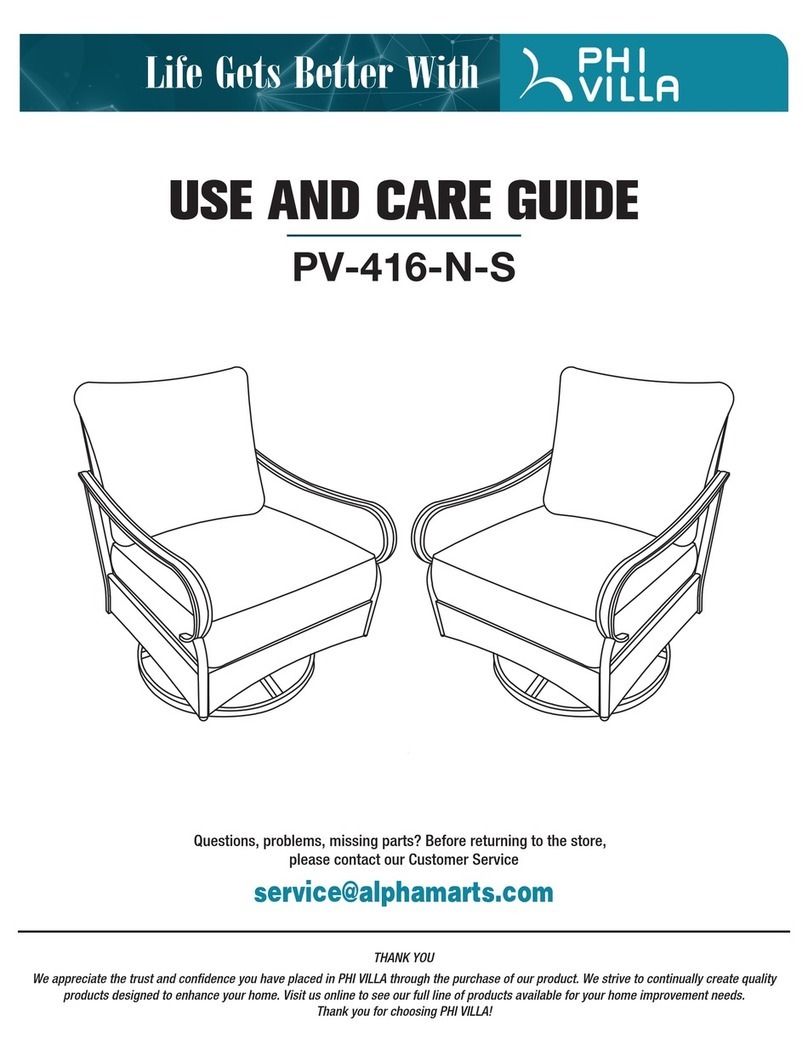 PHI VILLA PV-416-N-S User manual