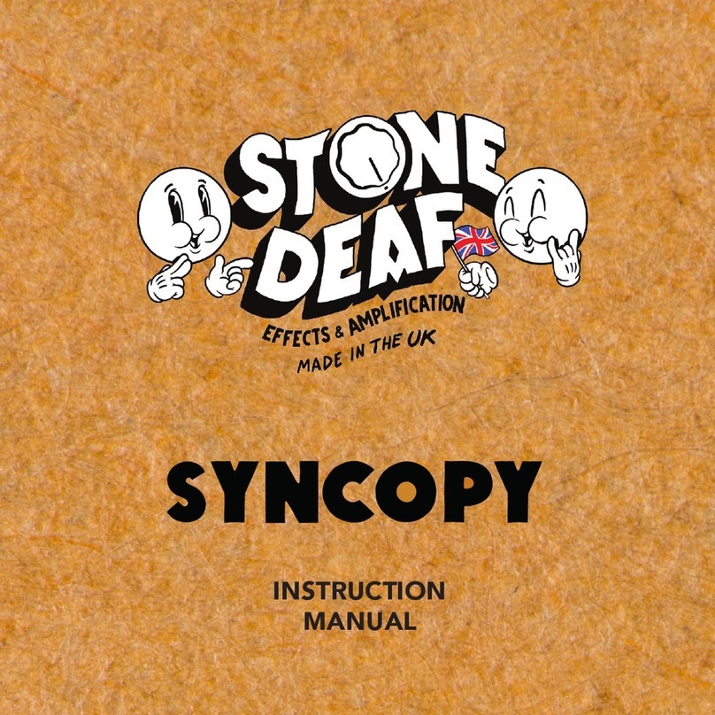 Stone Deaf Effects SYNCOPY instruction manual