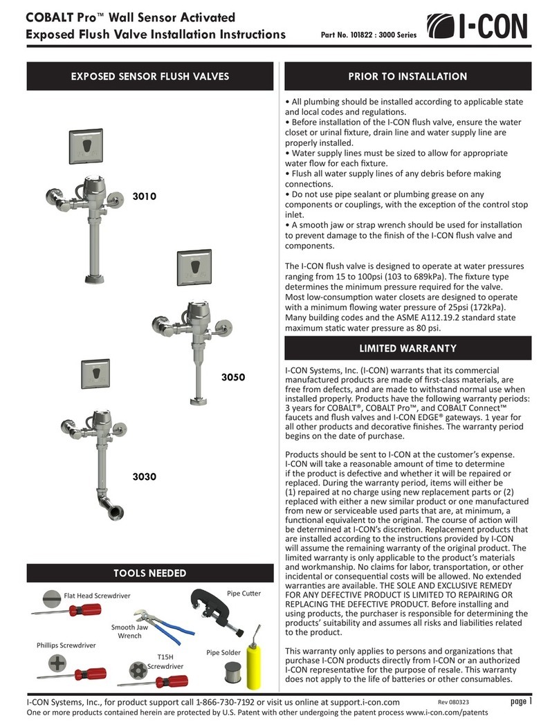 ICON COBALT Pro 3000 Series installation instructions