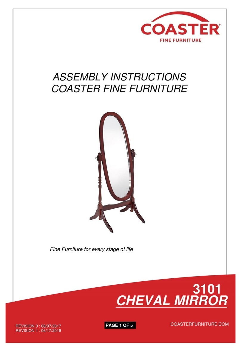 Coaster 3101 User manual Coaster 3101 User manual