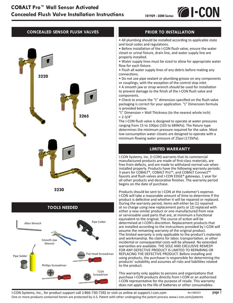 ICON COBALT Pro 3200 Series User manual