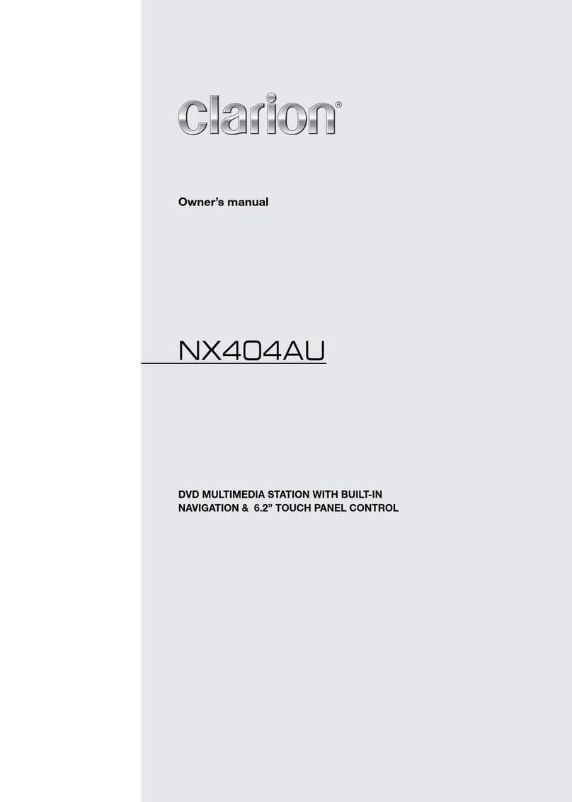 Clarion NX404AU User manual