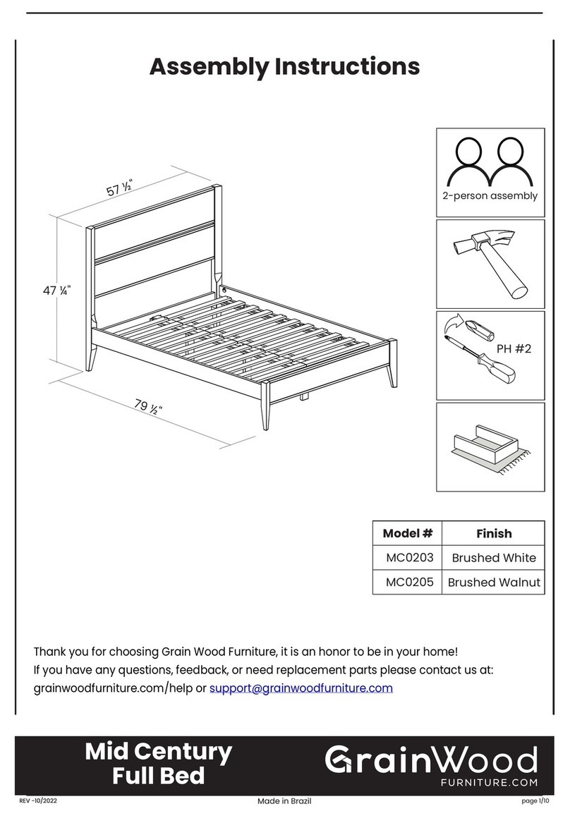 GrainWood MC0203 Assembly instructions