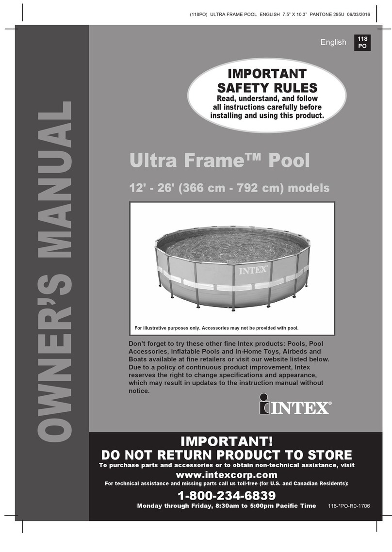 Intex Ultra Frame 118PO User manual