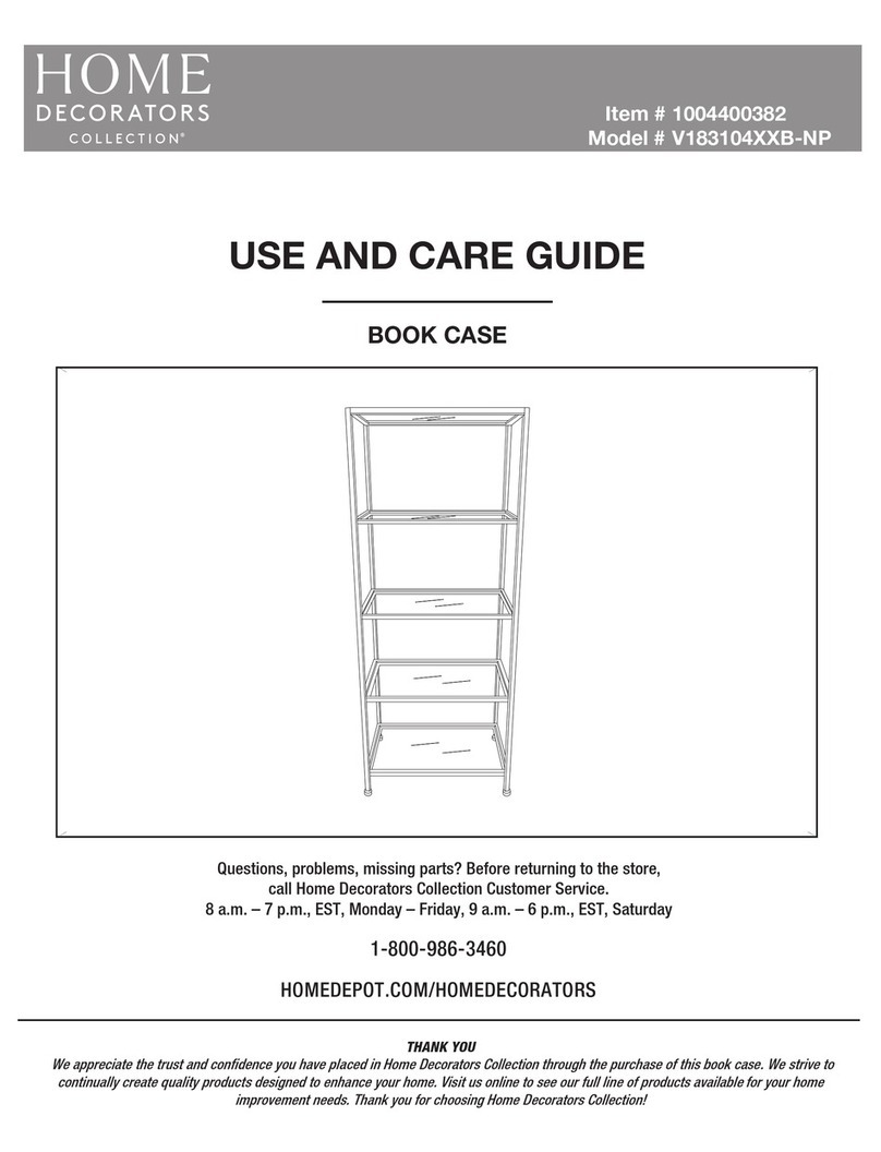 Home Decorators Collection V183104XXB-NP Use and care guide