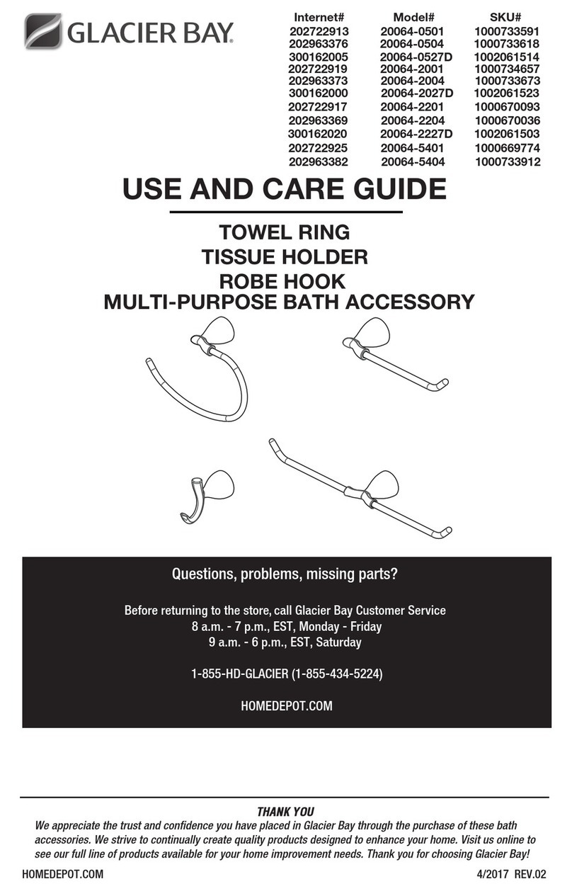 Glacier bay 20064-0501 User manual