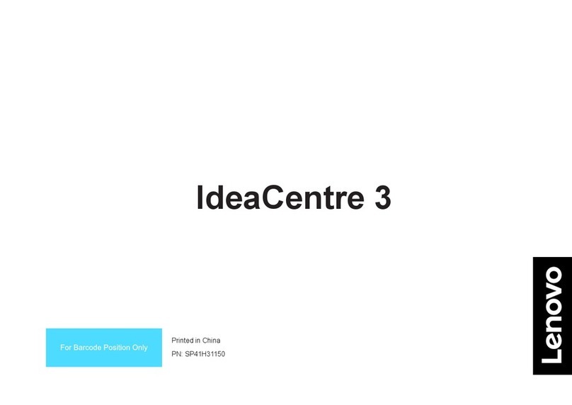 Lenovo IdeaCentre 3 quick start guide