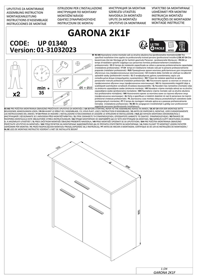 Dedeman GARONA 2K1F User manual