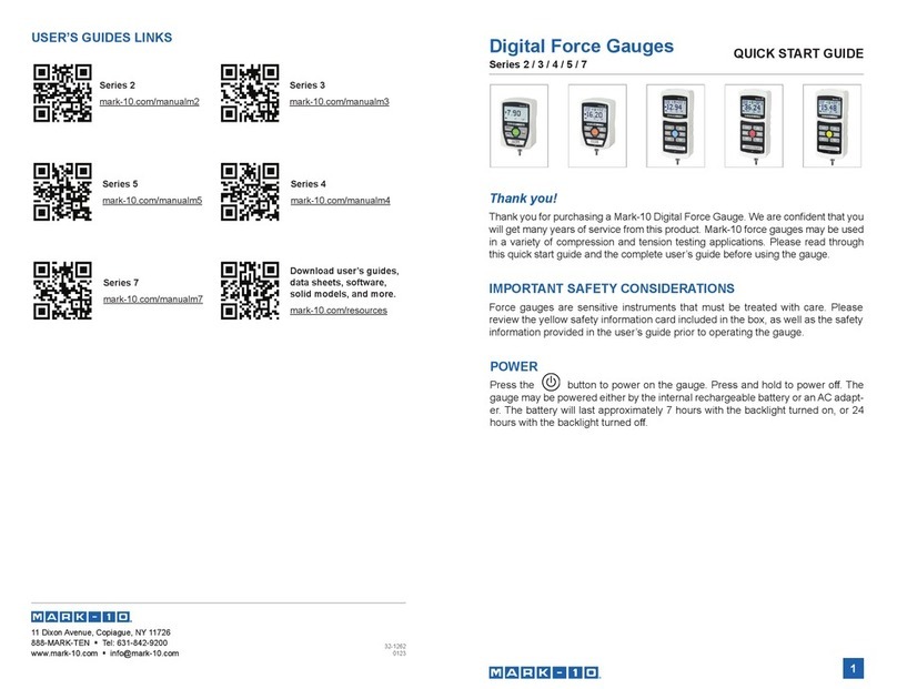 Mark-10 2 Series User manual