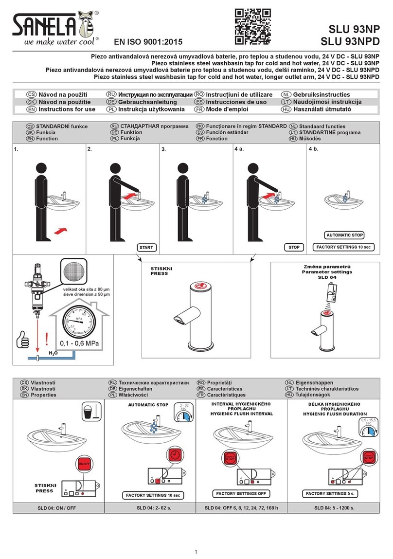 Sanela SLU 93NPD Instructions for use
