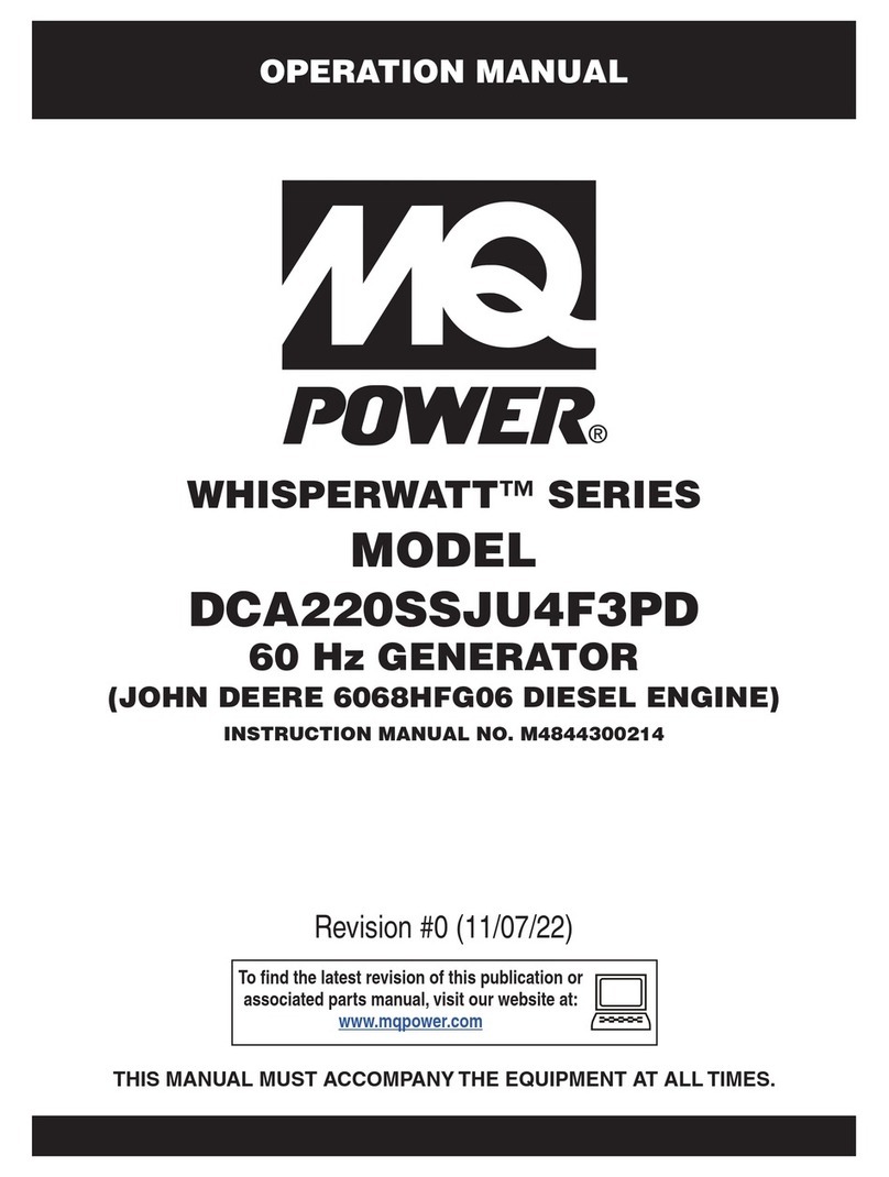 MQ Power WHISPERWATT DCA220SSJU4F3PD User manual