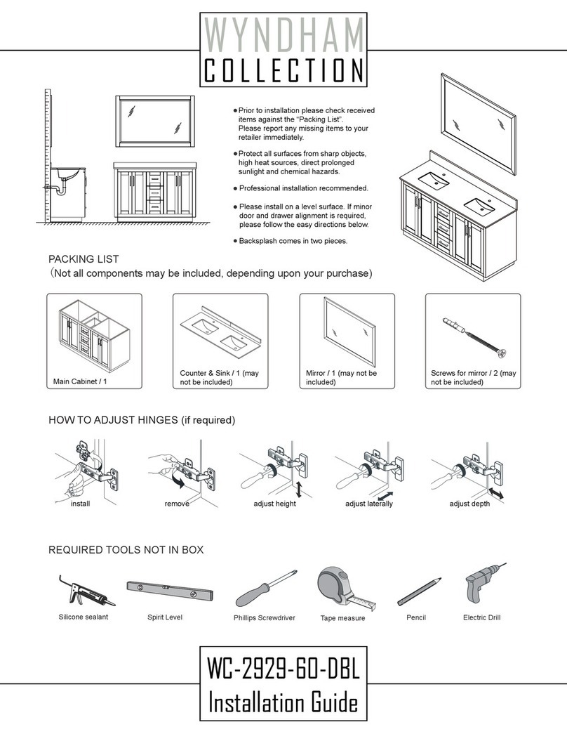 Wyndham Collection WC-2929-60-DBL User manual Wyndham Collection WC-2929-60-DBL User manual