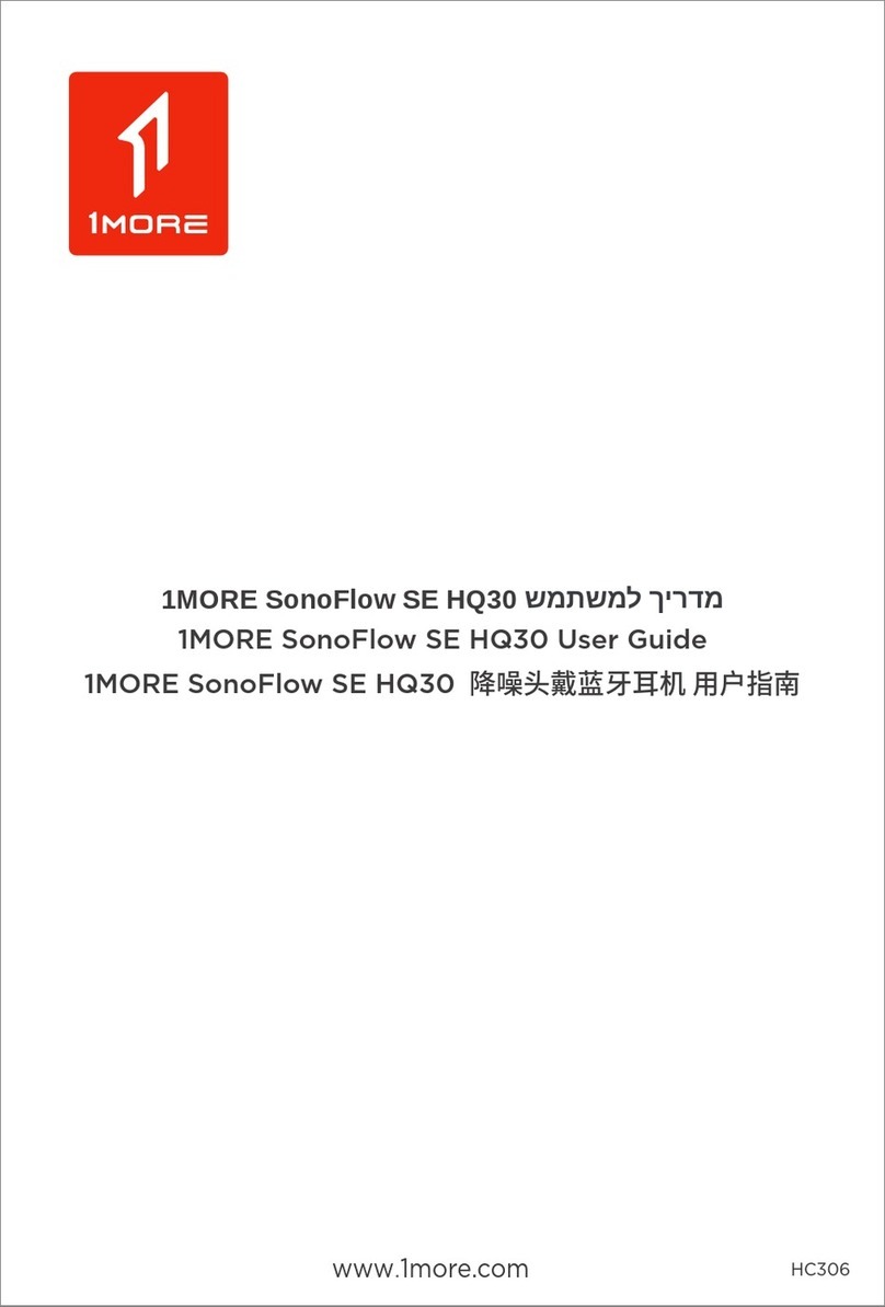 1More SonoFlow SE HQ30 User manual