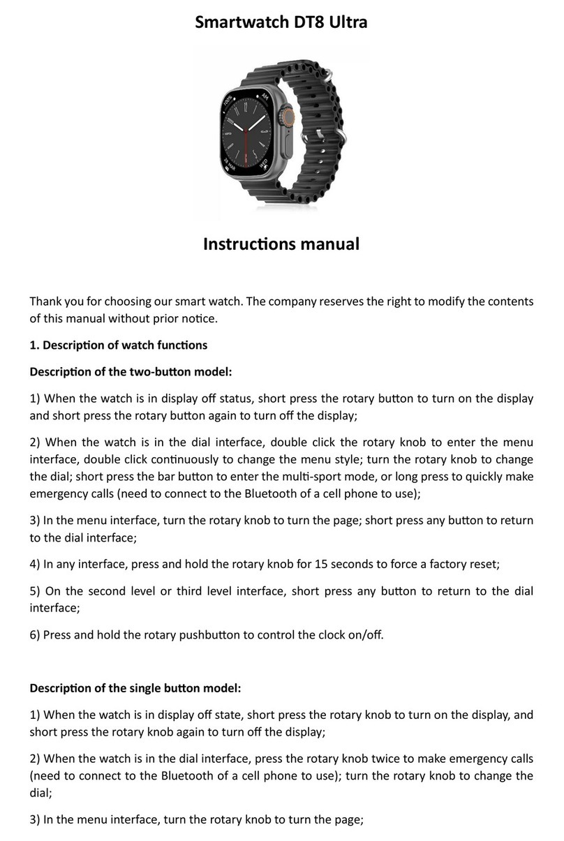 tekkiwear DT8 Ultra instruction manual