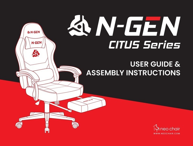 Neo Chair N-GEN CITUS Series User manual Neo Chair N-GEN CITUS Series User manual