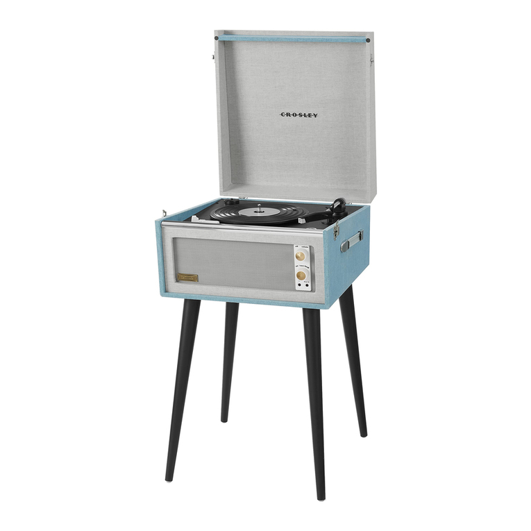 Crosley Dansette Bermuda CR6233F user manual