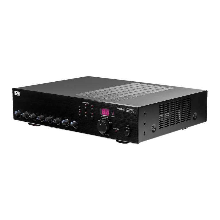 OSD Audio PAM 245 user manual OSD Audio PAM 245 user manual
