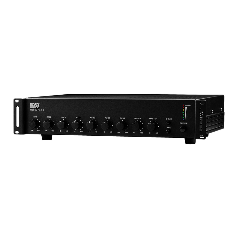 OSD Audio PA90 user manual
