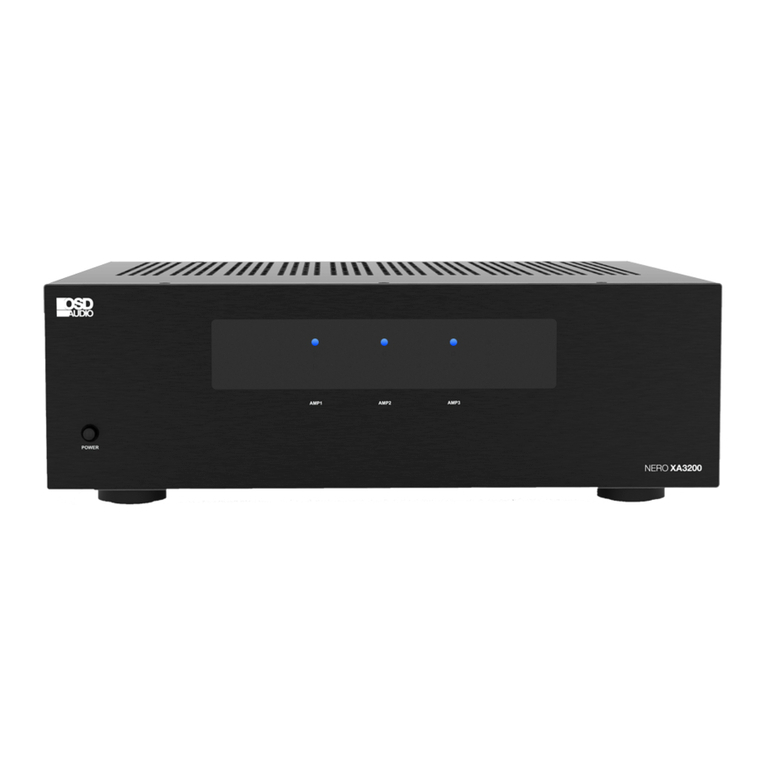 OSD Audio NERO XA3200 user manual