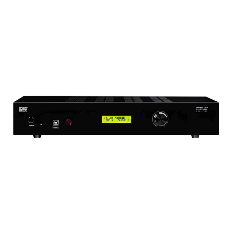 OSD Audio SMPS500DSP User manual